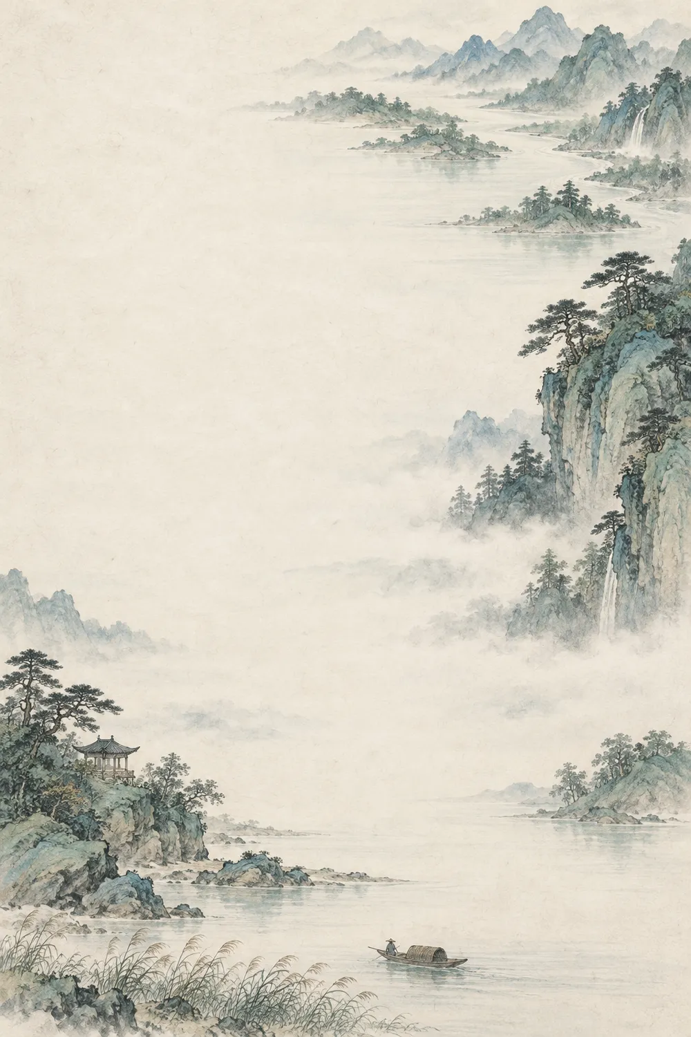 山水意象配图